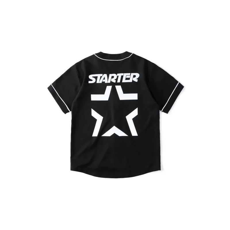 STARTER Baseball Jacket Unisex Black-1