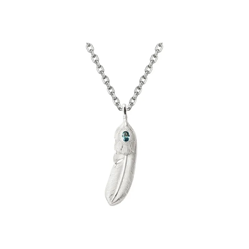 ROCK&RIDE Synthetic/Artificial Blue Crystal Charm/Pendant Unisex-0