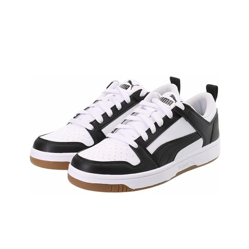 PUMA Rebound LayUp Low Sl 'White Black'-2