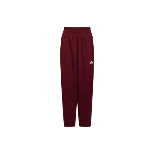 Adidas Knitted Sweatpants Women's Red