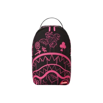 SPRAYGROUND Polyester Backpack Medium Size Unisex Black