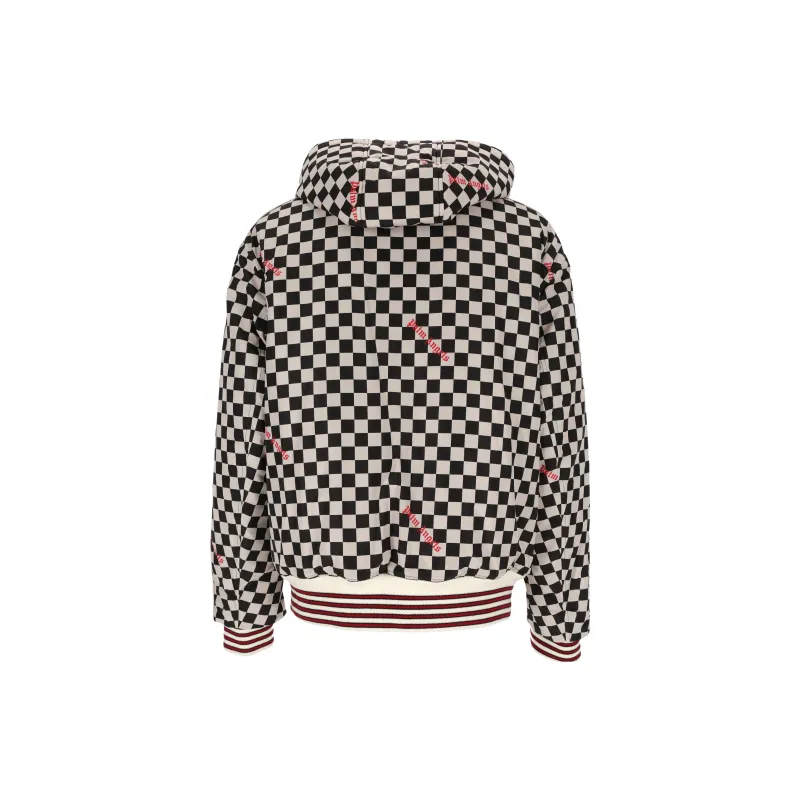 PALM ANGELS Damier Puffed Hooded Jacket-1