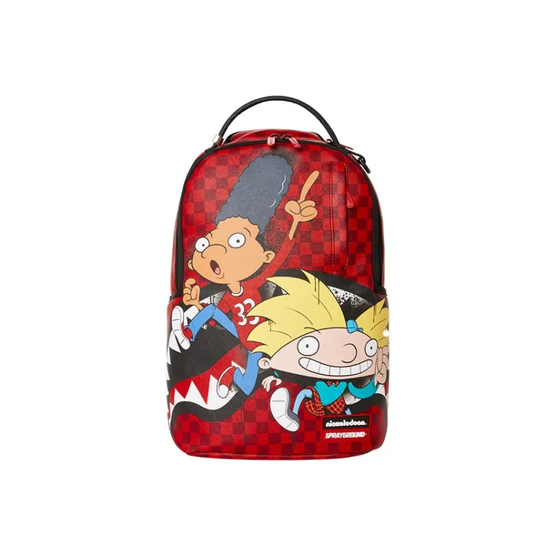 SPRAYGROUND Big Head Sky, Collaboration Polyester Backpack Regular Unisex Red-0