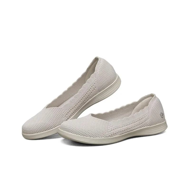 Skechers ON THE GO Cushioned Anti-Slip Wear-Resistant Breathable Lightweight Low-Top Casual Shoes Women's White-2