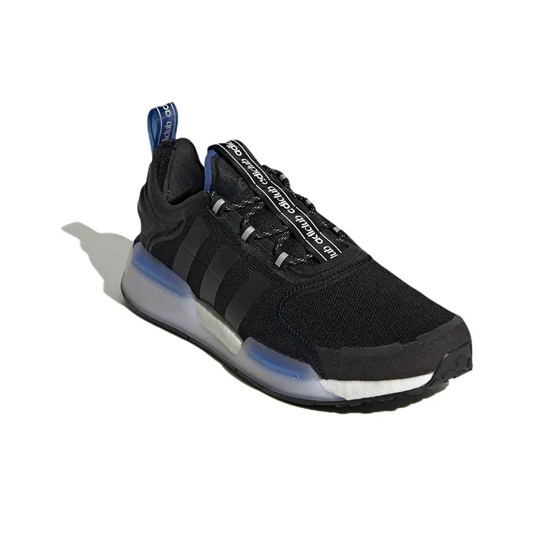 Adidas Nmd R1 V3 Black White Royal Blue-2