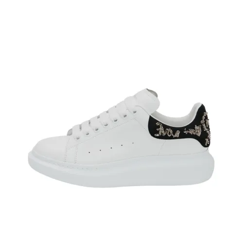 Alexander McQueen Sequin Embellished Lace Up Sneakers