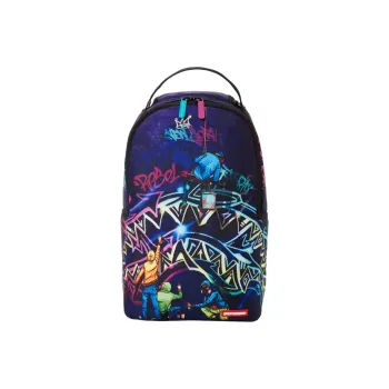 SPRAYGROUND Polyester Laptop Bag Backpack Large Size Unisex Purple