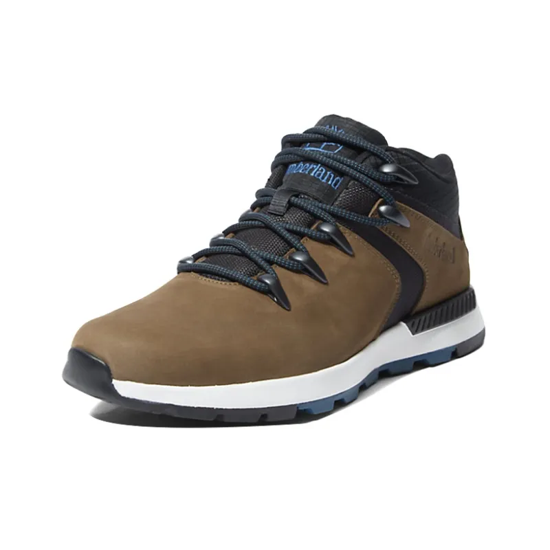 Timberland Sprint Trekker Super Oxford Trainer Durable Breathable Mid-Top Outdoor Shoes Brown Blue-2