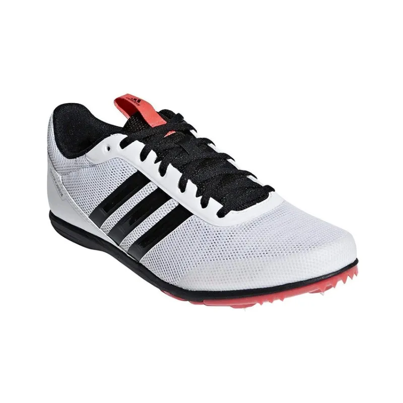 Adidas Distancestar Cushioning Wear-Resistant Low-Top Running Shoes Women's White Black-2