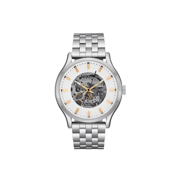 NIXON Wrist Watch Automatic Mechanical Movement Stainless Steel Strap Black Dial Men's Watches A1323-1
