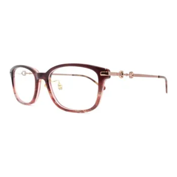 GUCCI Eyeglass Frames Women's Red