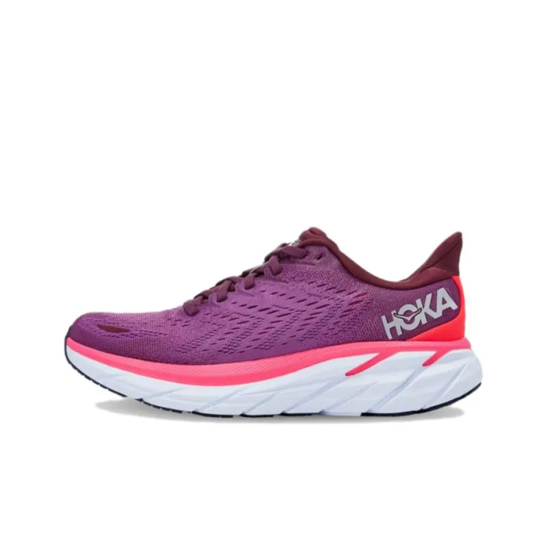 HOKA ONE ONE Clifton 8 Grape Wine Beautyberry Women's-0