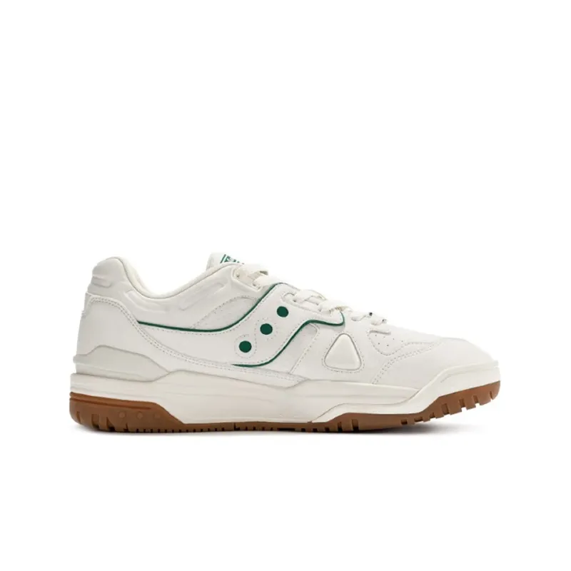 Saucony Cross 90 Low Top Skateboard Shoes Unisex White Green-1