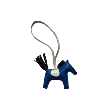 HERMES Hermès Rodéo Pendants Unisex Blue