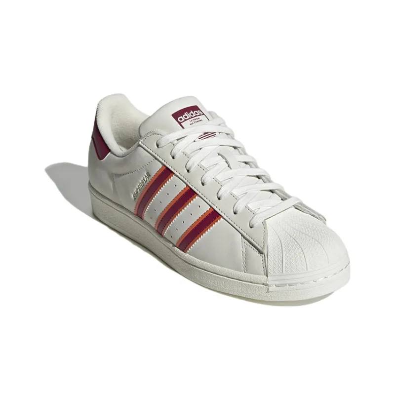Adidas Originals Superstar 'White Red Orange'-2