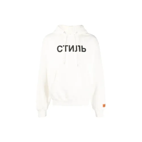 HERON PRESTON Chest-logo Hoodie