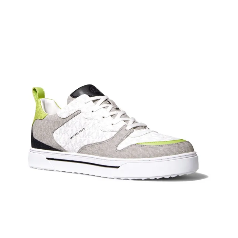 MICHAEL KORS Baxter Low Top Stylish Skateboarding Shoes Men's Gray White-2