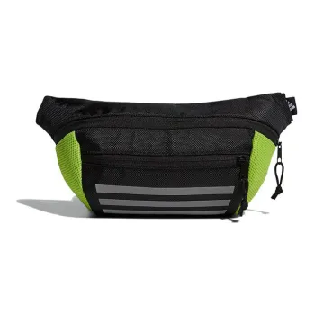 Adidas Polyester Fanny Pack Small Size Unisex Black/Neon Green