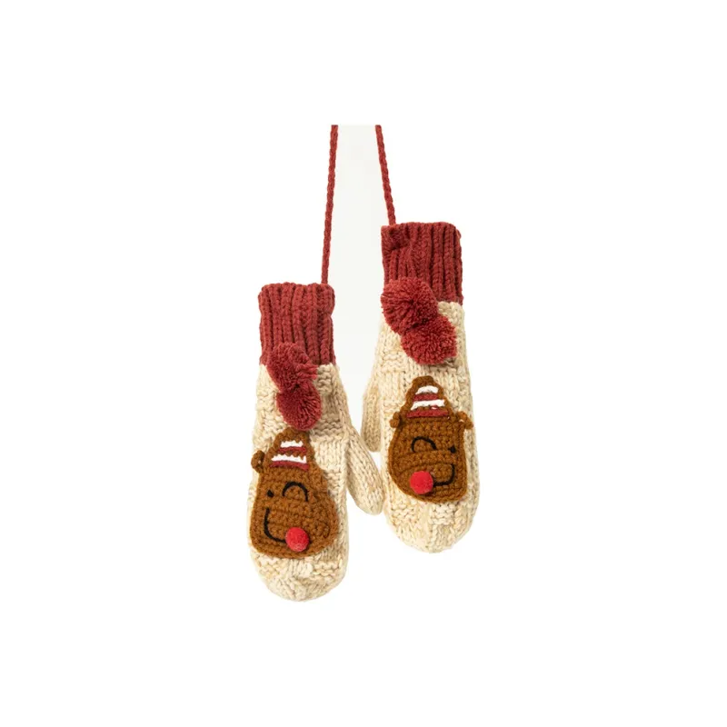 BAIJUAN Knit Gloves Women's-3