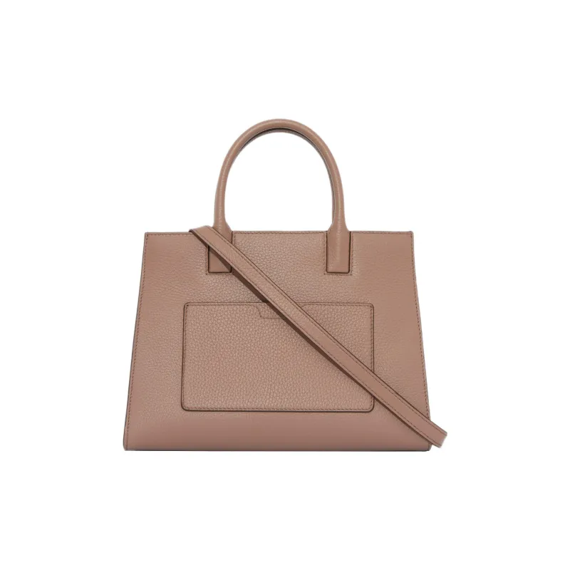 Burberry Frances Calfskin Tote Bag Shopping Bag Shoulder Bag Crossbody Bag Handbag Mini Women's Light Saddle Umber-3
