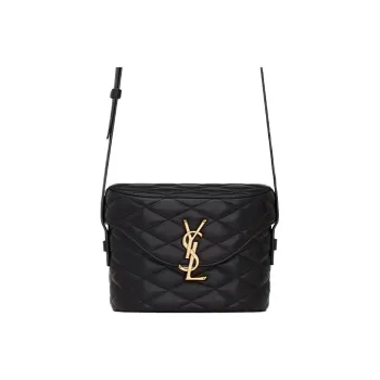 SAINT LAURENT Sheepskin Box Bag, Lunch Bag, Shoulder Bag, Crossbody Bag Regular Women's Black