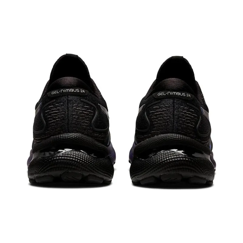 Asics Gel Nimbus 24 Platinum Black Blue-3