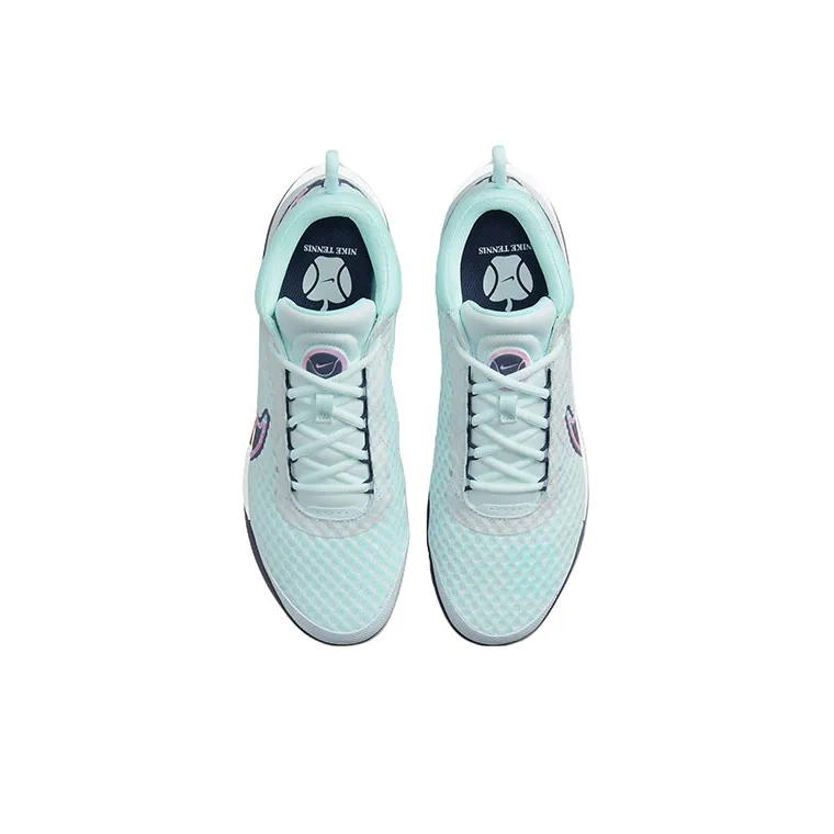 Nike Court Zoom Pro Tennis Shoes Men Low Top Blue/Pink-3