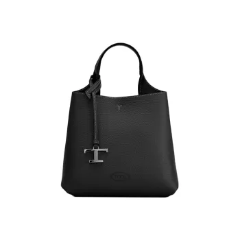 TOD'S Timeless Logo Plaque Tote Bag