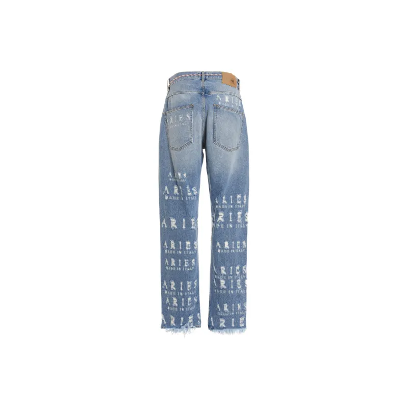 Aries Destroyed Batten Jeans-1
