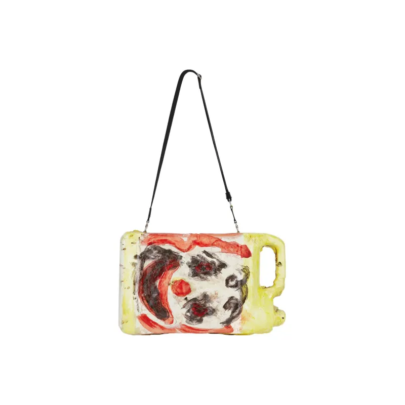 GIVENCHY Josh Smith Collaboration Calfskin One Shoulder Handbags Men's-3