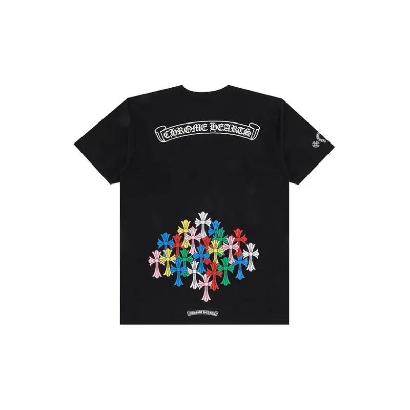 Chrome Hearts Multi Color Cross T shirt-0