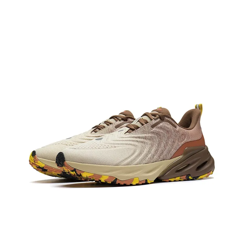 LiNing EazGo Cushioning Low Top Running Shoes Men's Gray Brown-2