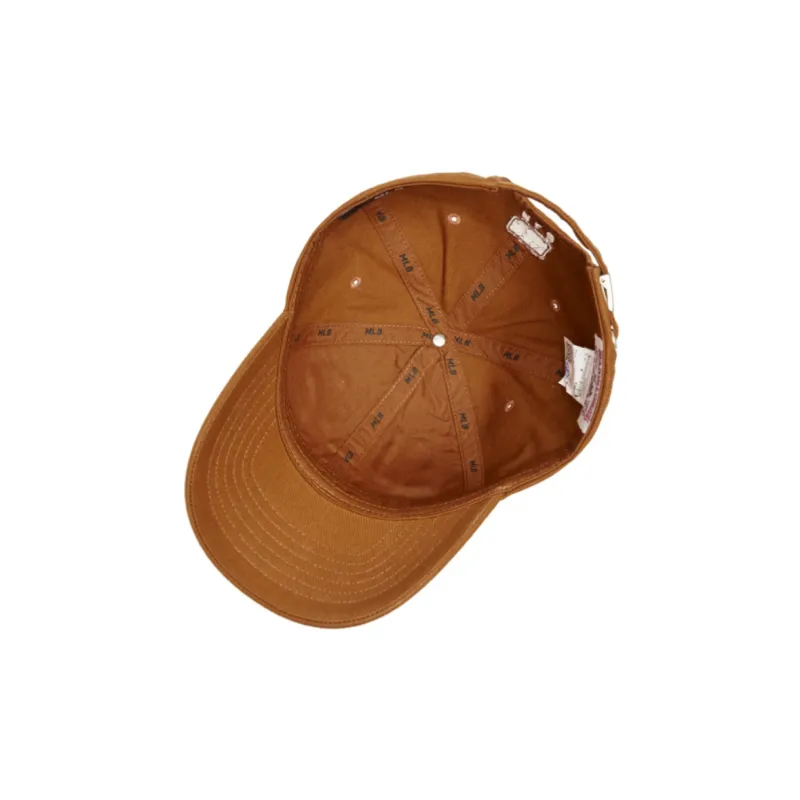 MLB Cotton Baseball Caps CP77 Unisex Caramel-4