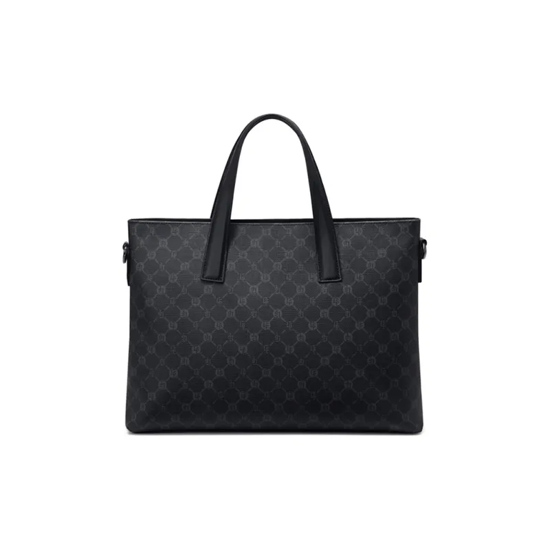 GOLF PVC 15 Inch Laptop Bag, Commute Travel Handbag, Briefcase Tubas Men's Black-1