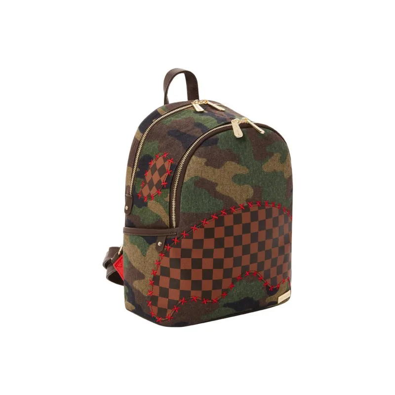 SPRAYGROUND Shark Shape Check Backpack-1