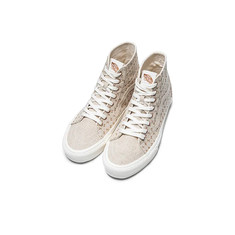 Vans Sk8 Hi Tapered 'Eco Theory Checkerboard Brown'-1