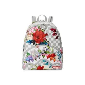 SPRAYGROUND Fabric Backpack Medium Size Unisex Gray/Multicolor