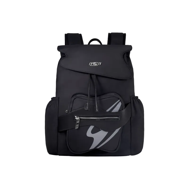 OMTO Fabric Flashback Space Capsule Backpack Medium Size Unisex Sky Calm Blue/Deep Sea Black-5