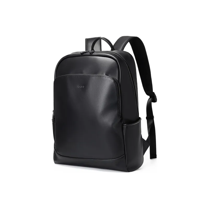 GOLF Synthetic Leather Backpack Large Size Men's Black/Dark Gray-0