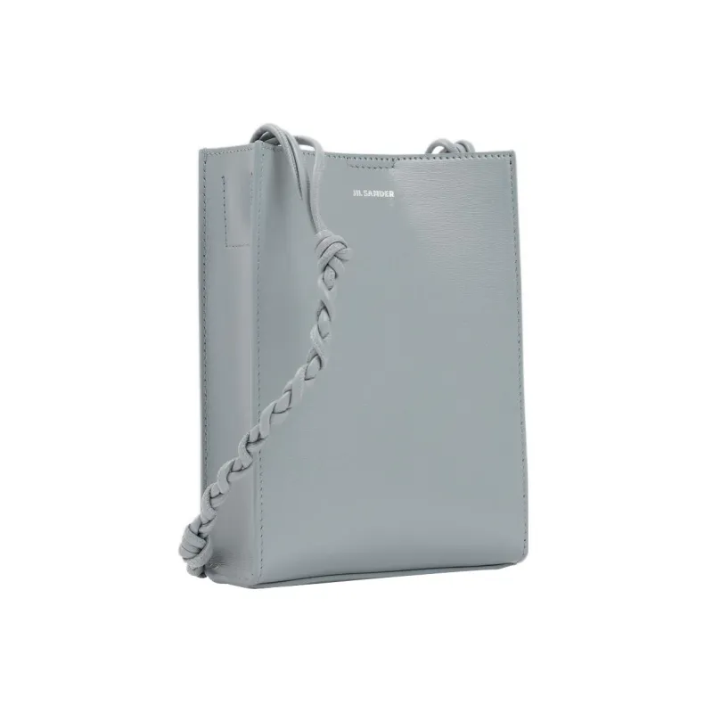 JIL SANDER Leather Shoulder Bag, Crossbody Bag Women's Blue-1