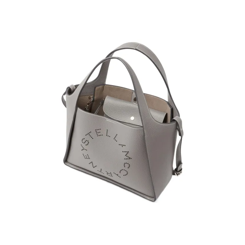 Stella McCartney Logo Perforated Shoulder Bag-3