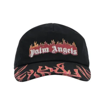 PALM ANGELS Flames Logo Baseball Cap
