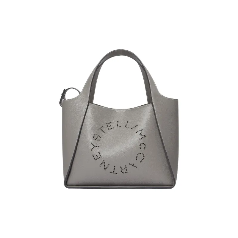 Stella McCartney Logo Perforated Shoulder Bag-0