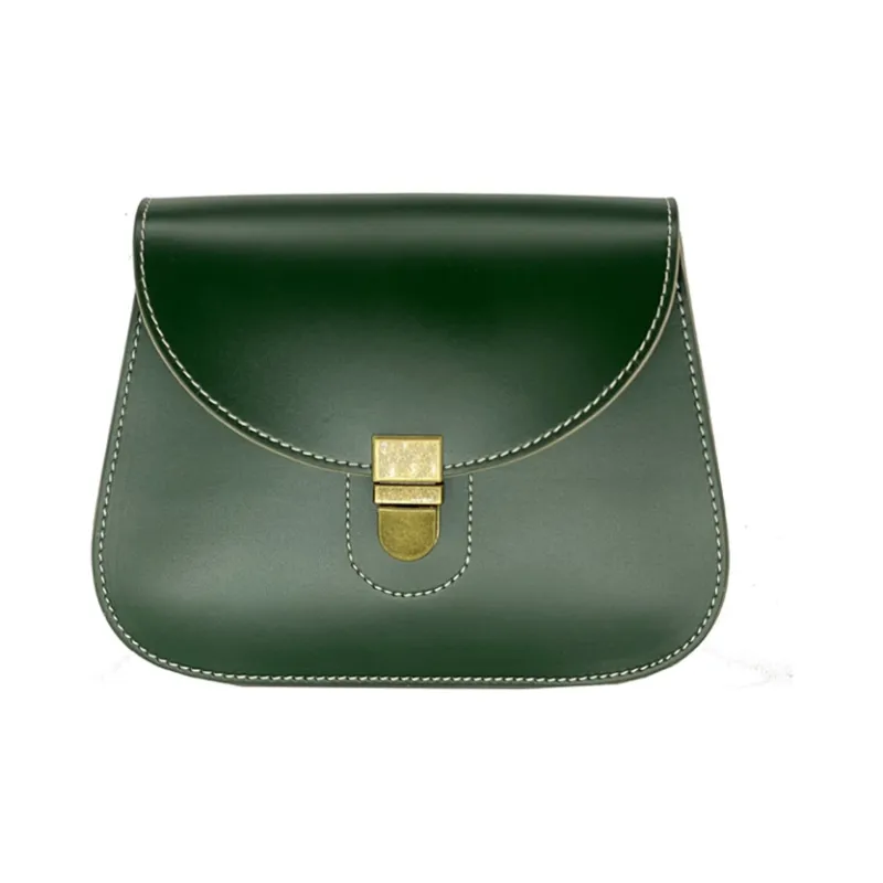 Zatchels Cow Leather Shoulder Bag Crossbody Bag Regular Women's Ivy Green-0