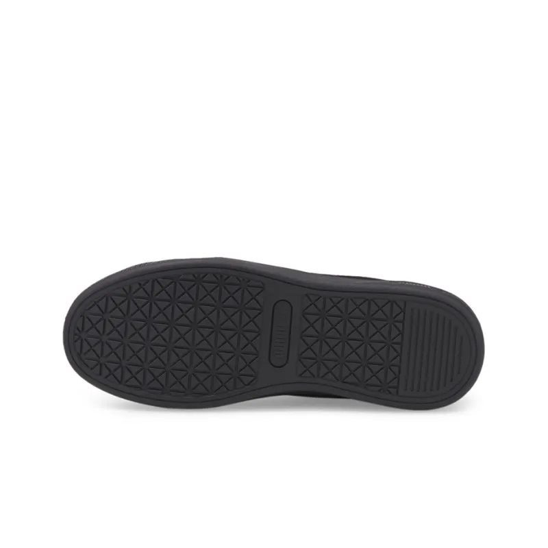 PUMA Vikky V3 Leather Anti-Slip Wear-Resistant Low-Top Skateboard Shoes Women's Black-4