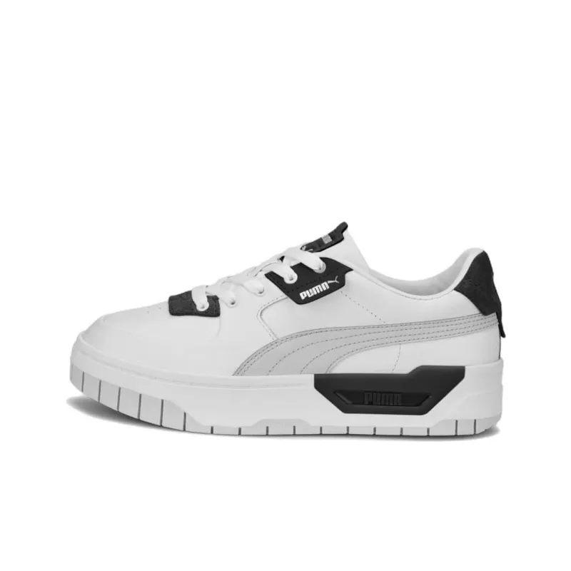 PUMA Cali Dream Abrasion Resistant Low Top Skateboard Shoes Women's Gray Black-0