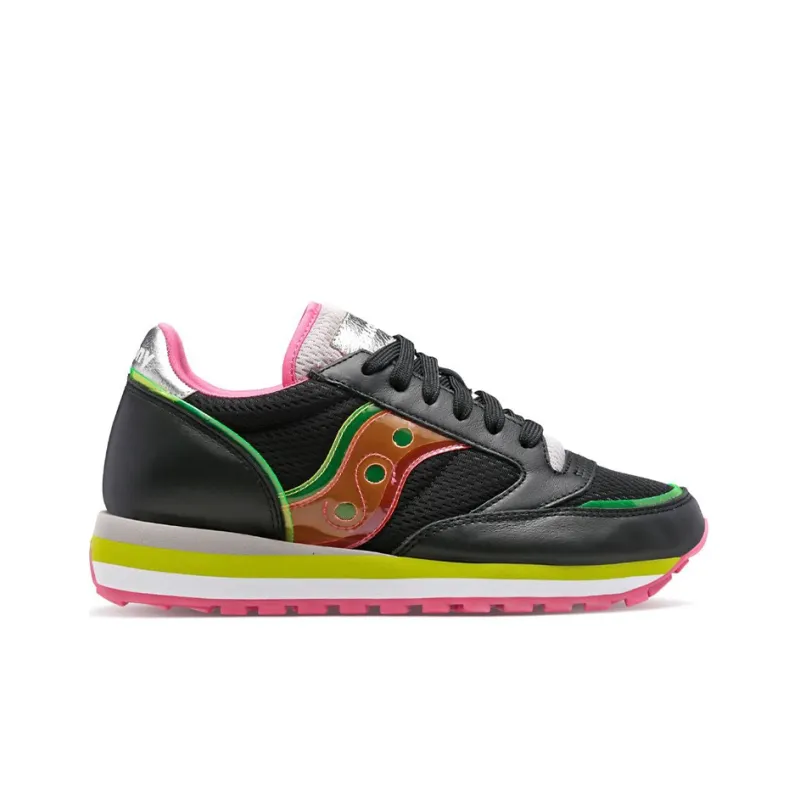 saucony Women's Jazz Triple 'Black Pink Green'-1