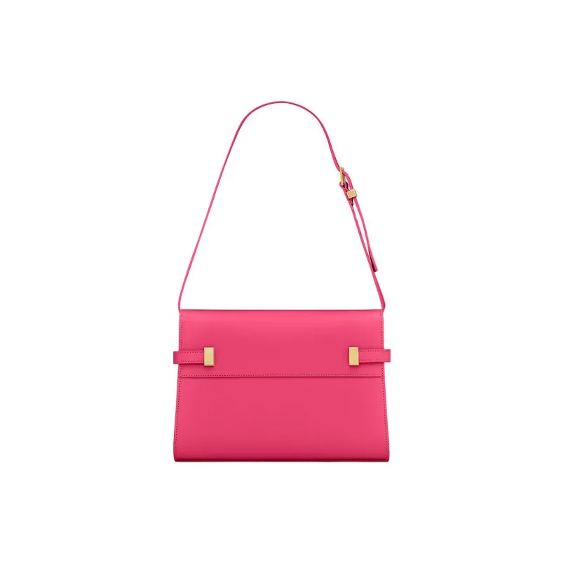 SAINT LAURENT SL MANHATTAN Cow Leather Crossbody Bag Shoulder Bag Small Size Women's Pink-2