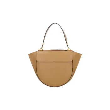 Wandler Cow Leather Shoulder Bag, Crossbody Bag, Handbag Women's Light Umber