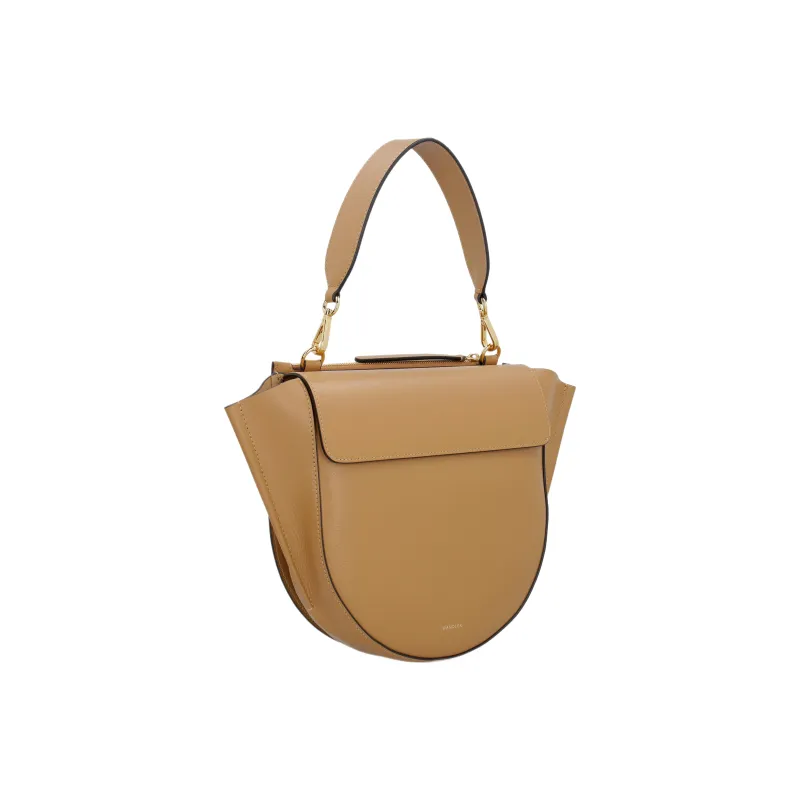 Wandler Cow Leather Shoulder Bag, Crossbody Bag, Handbag Women's Light Umber-1